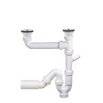 ΣΙΦΩΝΙ ΝΕΡΟΧ. ΔΙΠΛΟΥ ΠΛΑΣΤ.με ΕΞ.ΠΛΥΝΤΗΡΙΟΥ ΓΚΡΙ pyramis 521055101