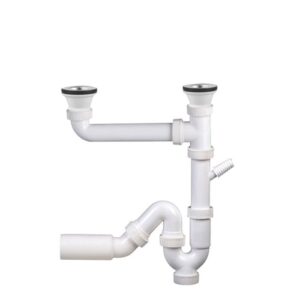 ΣΙΦΩΝΙ ΝΕΡΟΧ. ΔΙΠΛΟΥ ΠΛΑΣΤ.με ΕΞ.ΠΛΥΝΤΗΡΙΟΥ ΓΚΡΙ pyramis 521055101