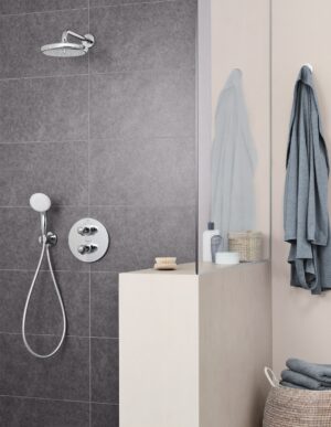 ΚΕΦΑΛΗ ΚΑΙ ΒΡΑΧΙΟΝΑΣ ΤΟΙΧΟΥ 38cm tempesta 26412 ΧΡΩΜΕ grohe