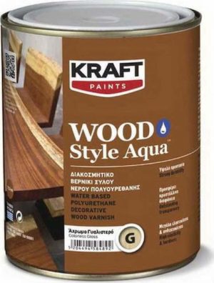 kraft wood style aqua ΒΕΡΝ.ΓΥΑΛ.ΑΧΡΩΜΟ 750ml ΝΕΡΟΥ ΚΡΟΥΣΤΑΣ