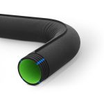 corrugated ΡΟΛΟ ΣΩΛ.Φ160 ΑΠΟΣΤΡ/ΣΗΣ με ΓΕΩΥΦ.geodrain plus sn4