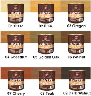 pratt & lambert universe woodstain varn.08 teak 1qt