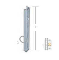 es ΟΡΘΟΣΤΑΤΗΣ ΤΟΙΧΟΥ ΜΟΝΗΣ ΔΙΑΤΡ. l1000 ΛΕΥΚΟΣ