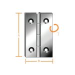 ΜΕΝΤΕΣΕΔΕΣ 20Χ12mm 4τμχ ΜΠΡ