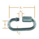 ΣΥΝΔΕΣΜΟΣ ΑΣΦΑΛΕΙΑΣ 5mm 1τμχ(007900781av) ΙΝΟΞ