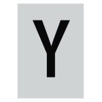 ΠΙΝΑΚΙΔΑ ΣΗΜΣΗΣ ΑΛΟΥΜ. ΓΡΑΜΜΑ "Υ" 40Χ60mm