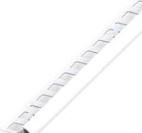 ΠΡΟΦΙΛ pvc ΠΛΑΚ.ΓΩΝ.ΣΤΡΟΓ. 8mm/1m ΛΕΥΚΟ