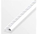 ΠΡΟΦΙΛ pvc ΠΛΑΚ.ΓΩΝ.ΣΤΡΟΓ.10mm/2.5m ΛΕΥΚΟ