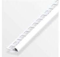 ΠΡΟΦΙΛ pvc ΠΛΑΚ.ΓΩΝ.ΣΤΡΟΓ.10mm/2.5m ΛΕΥΚΟ