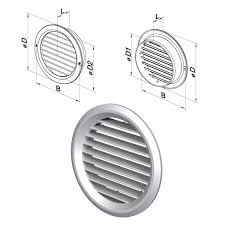 ΠΕΡΣΙΔΑ ΕΞΑΕΡΙΣΜΟΥ Φ100mm ΛΕΥΚΟ με ΣΗΤΑ