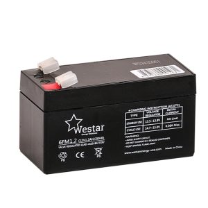 ΜΠΑΤΑΡΙΑ westar ΜΟΛΥΒΔΟΥ 12v 1.2ΑΗ 98Χ43Χ59