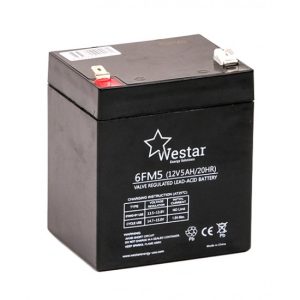 ΜΠΑΤΑΡΙΑ westar ΜΟΛΥΒΔΟΥ Τ2 12v 5ΑΗ 90Χ70Χ107