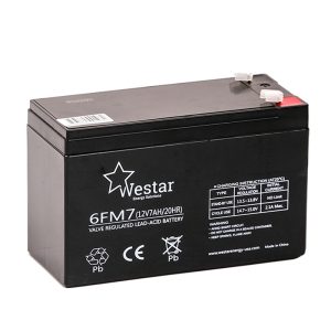 ΜΠΑΤΑΡΙΑ westar ΜΟΛΥΒΔΟΥ 12v 7ΑΗ f1 f2 151Χ65Χ100