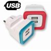 ΑΝΤΑΠΤΟΡΑΣ ΣΟΥΚΟ σε 2 usb 5v dc 2.4Α ΜΠΛΕ
